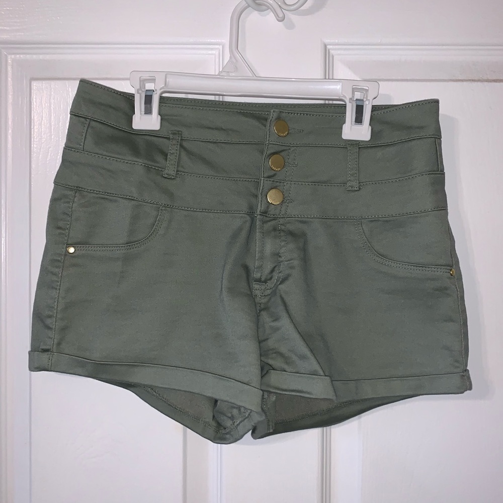 refuge High Waisted Jean Shorts